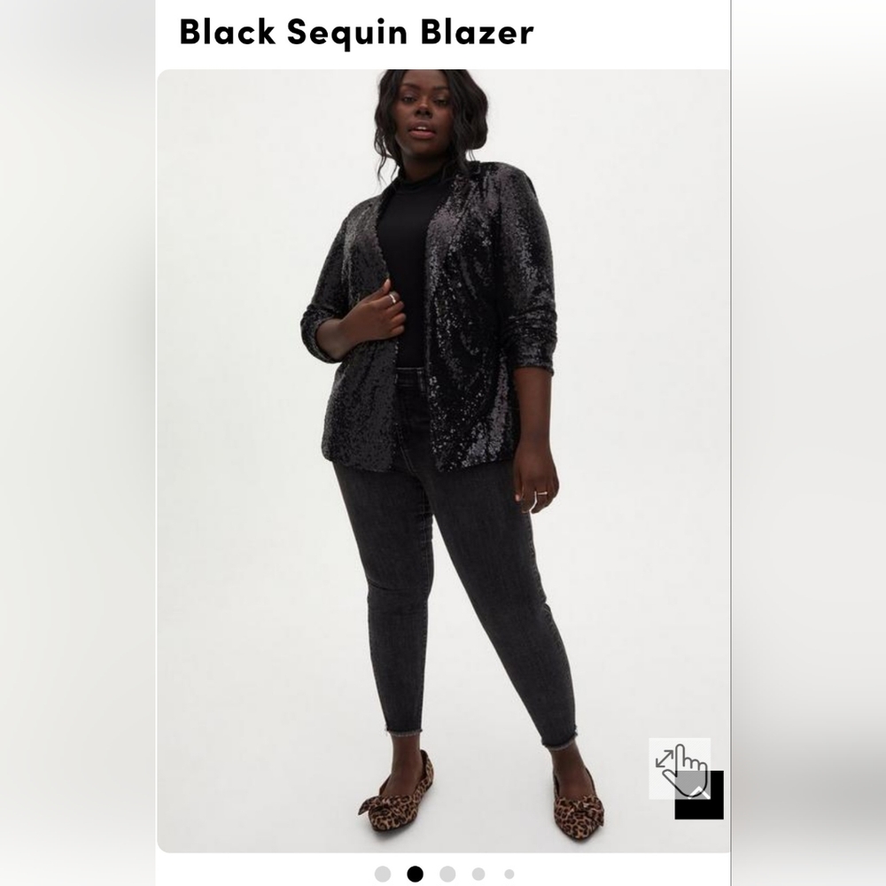 Torrid Sequin Blazer Size 0